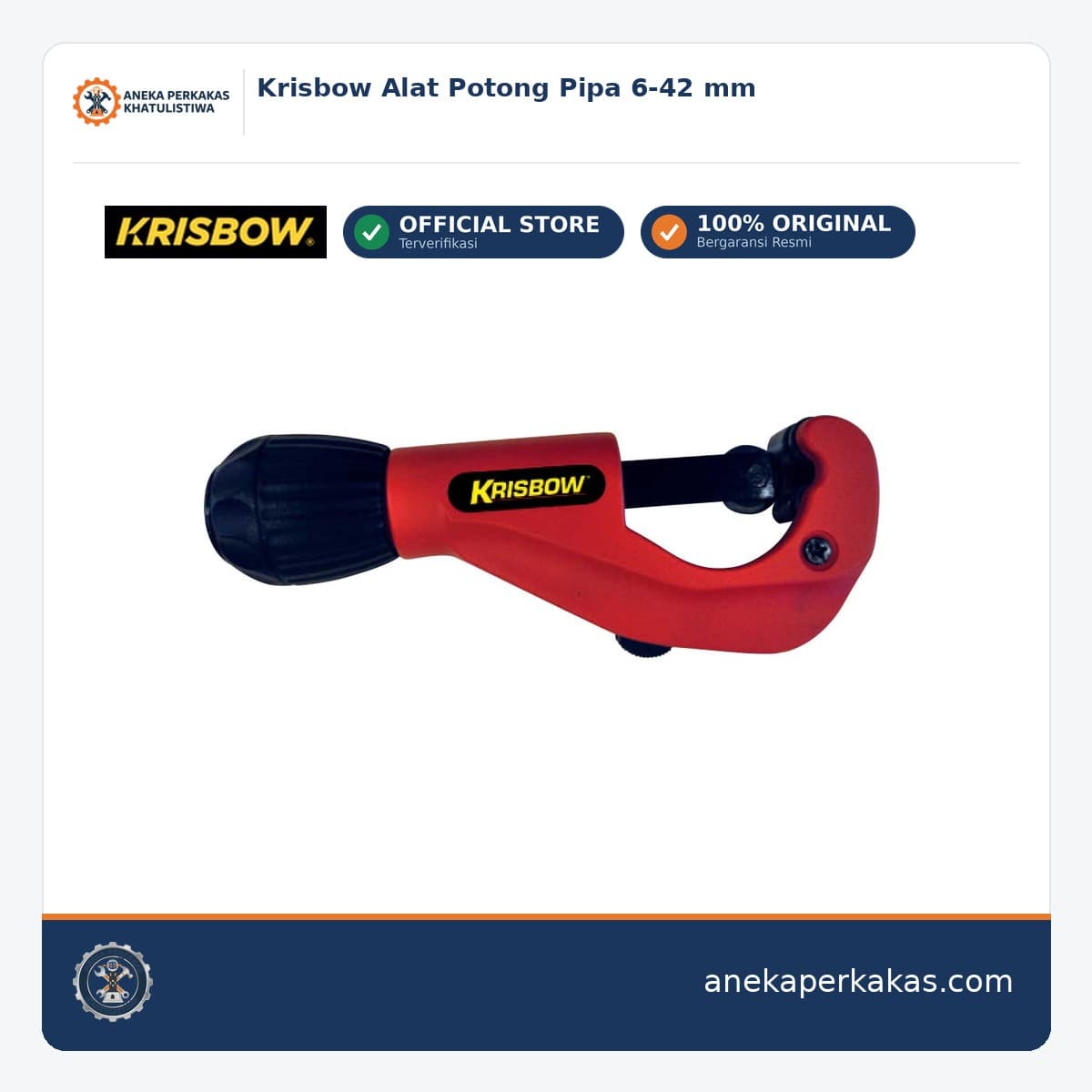 Krisbow Alat Potong Pipa 6-42 mm