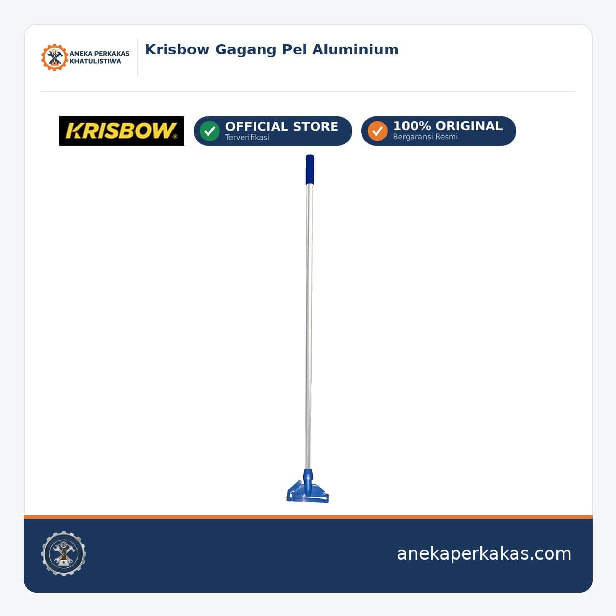 Krisbow Gagang Pel Aluminium