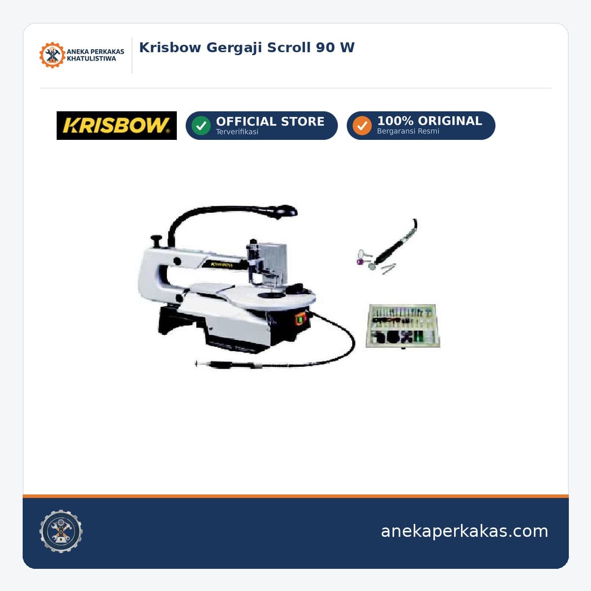 Krisbow Gergaji Scroll 90 W