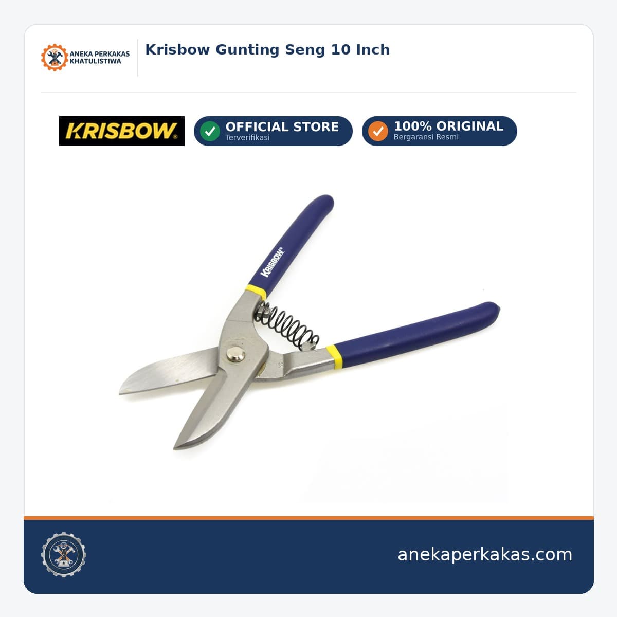 Krisbow Gunting Seng 10 Inch