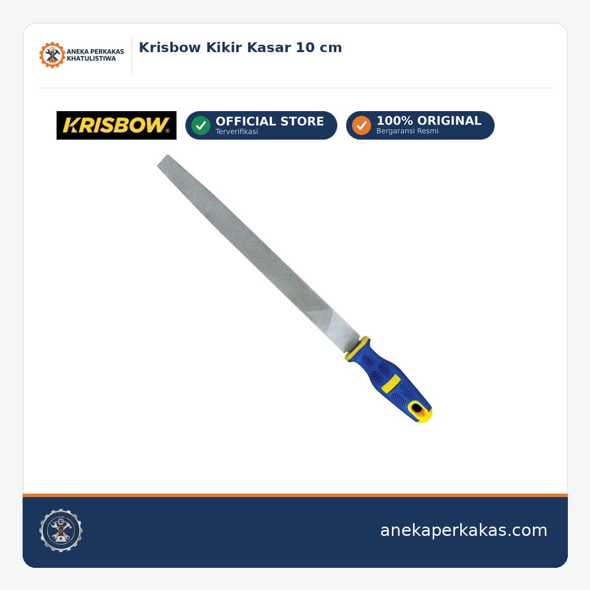 Krisbow Kikir Kasar 10 cm
