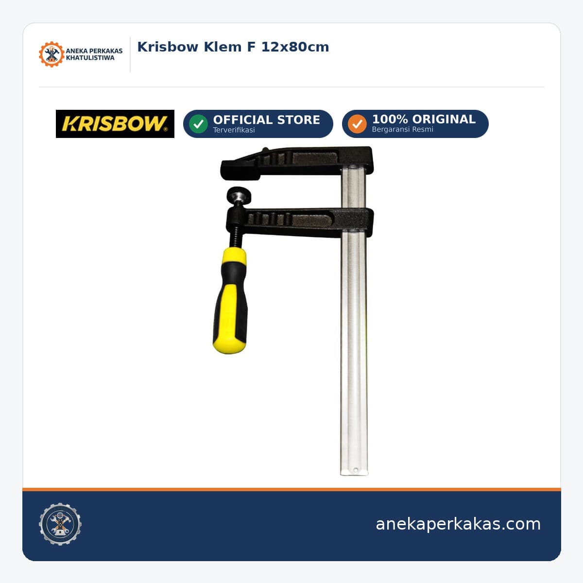 Krisbow Klem F 12x80cm