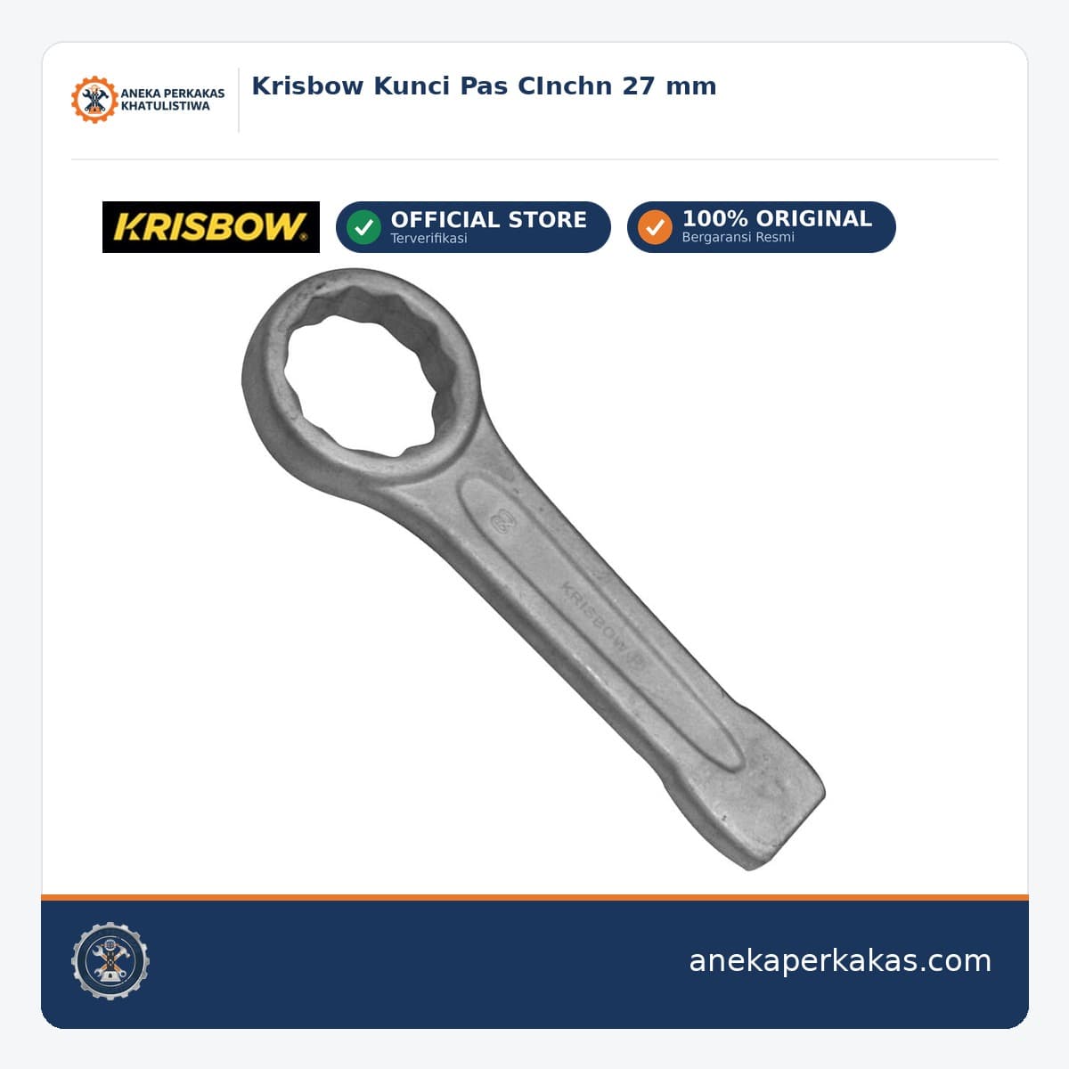 Krisbow Kunci Pas CInchn 27 mm