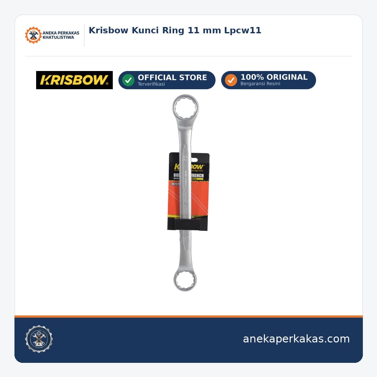 Krisbow Kunci Ring 11 mm Lpcw11