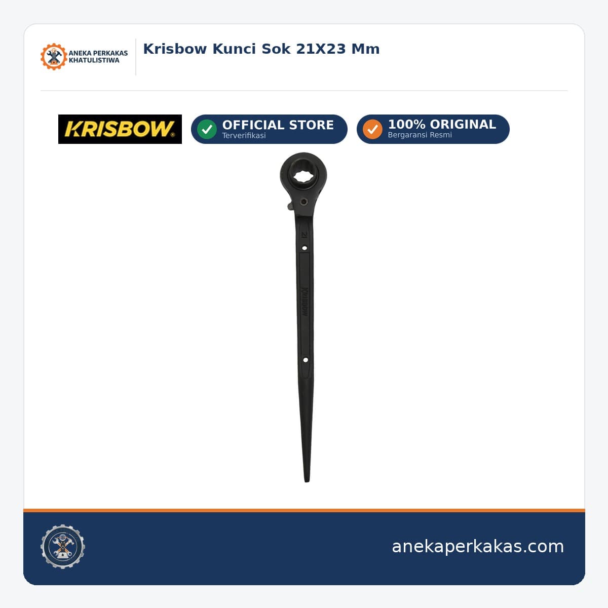 Krisbow Kunci Sok 21X23 Mm