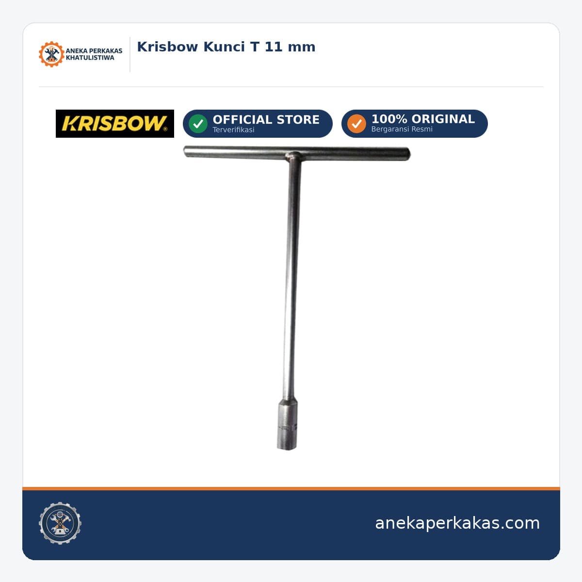 Krisbow Kunci T 11 mm