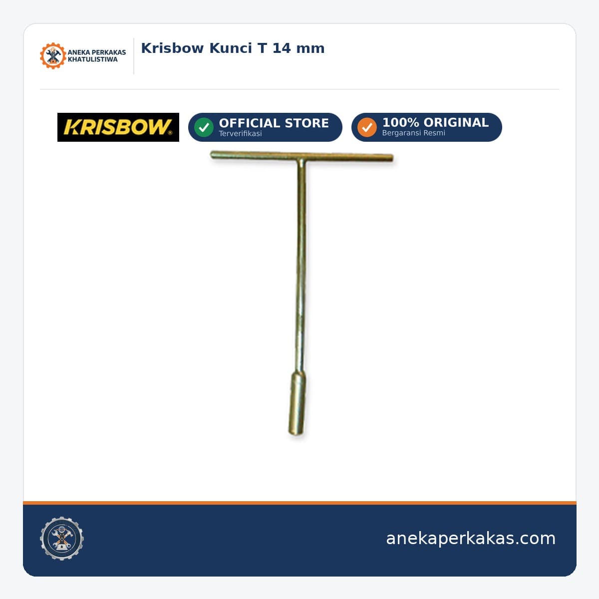 Krisbow Kunci T 14 mm