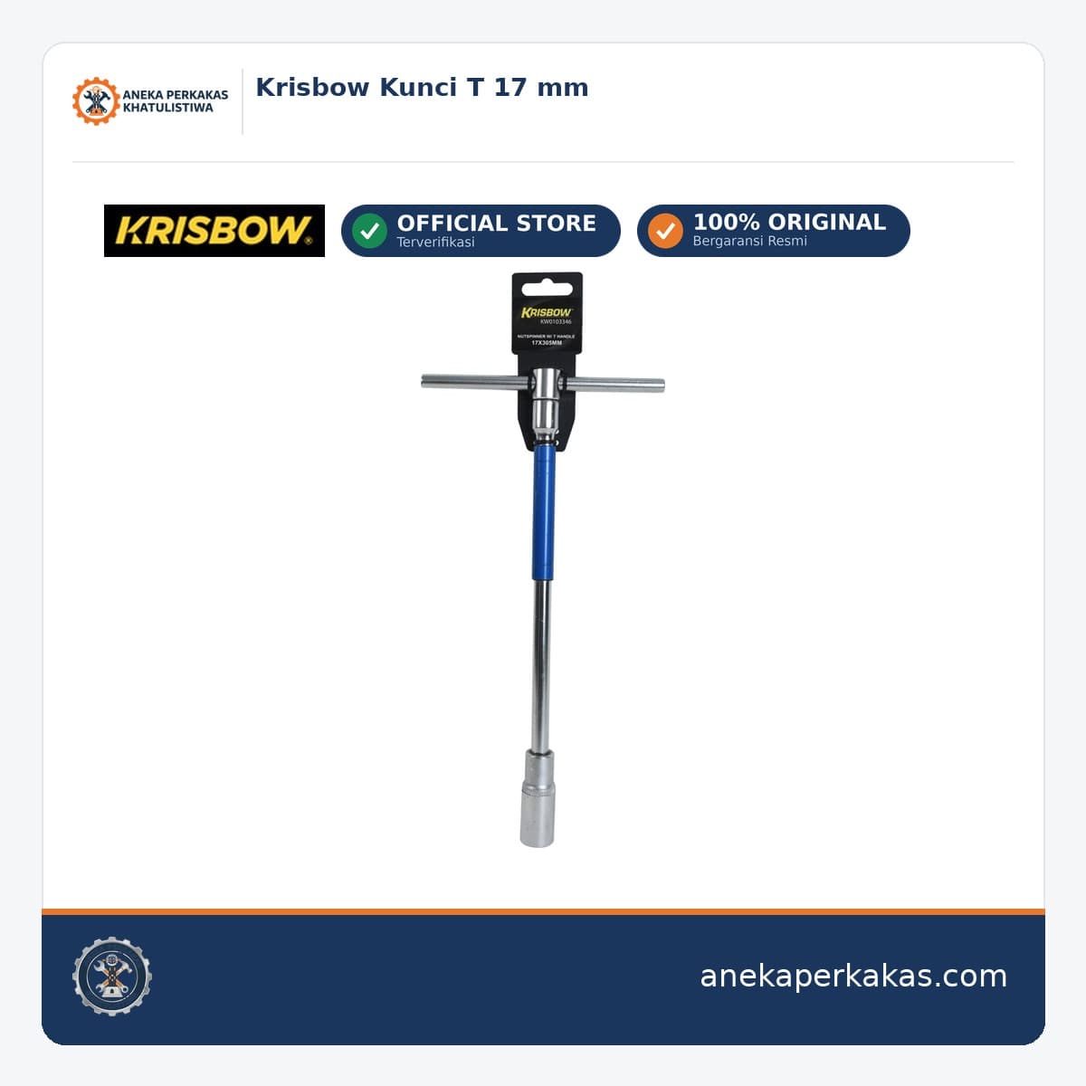 Krisbow Kunci T 17 mm