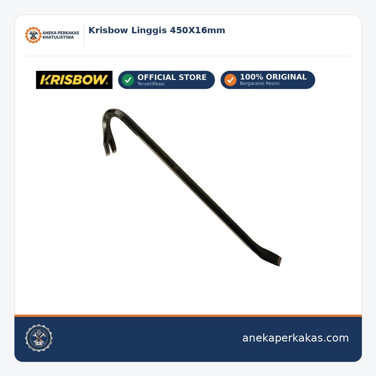 Krisbow Linggis 450X16mm