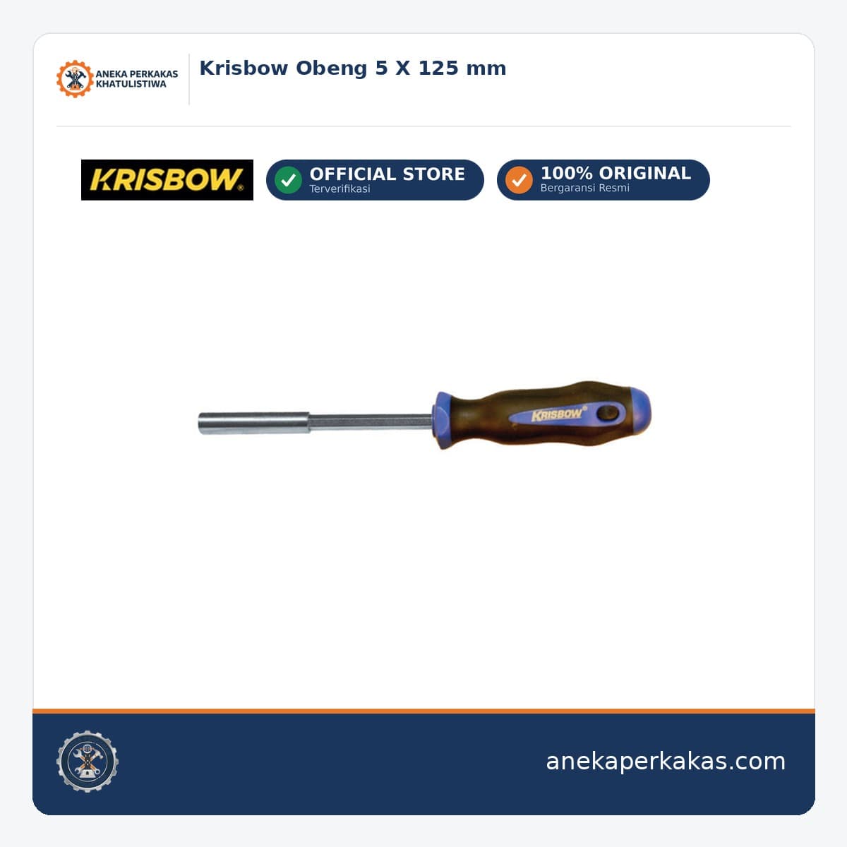 Krisbow Obeng 5 X 125 mm