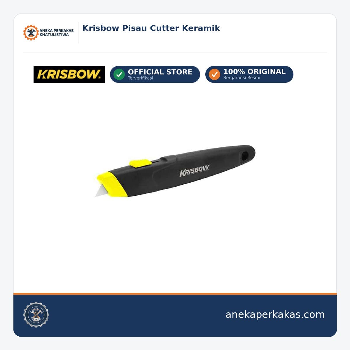 Krisbow Pisau Cutter Keramik