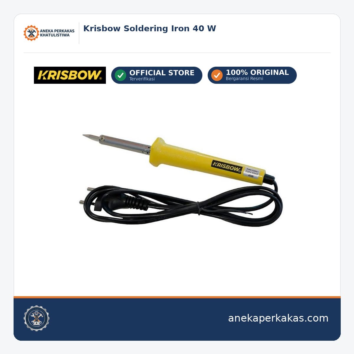 Krisbow Soldering Iron 40 W