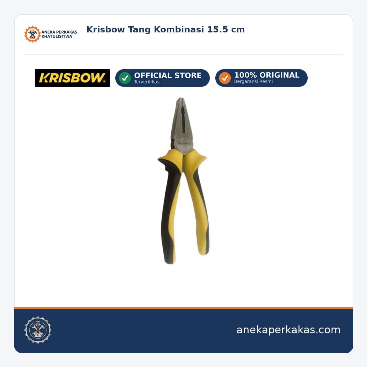 Krisbow Tang Kombinasi 15.5 cm