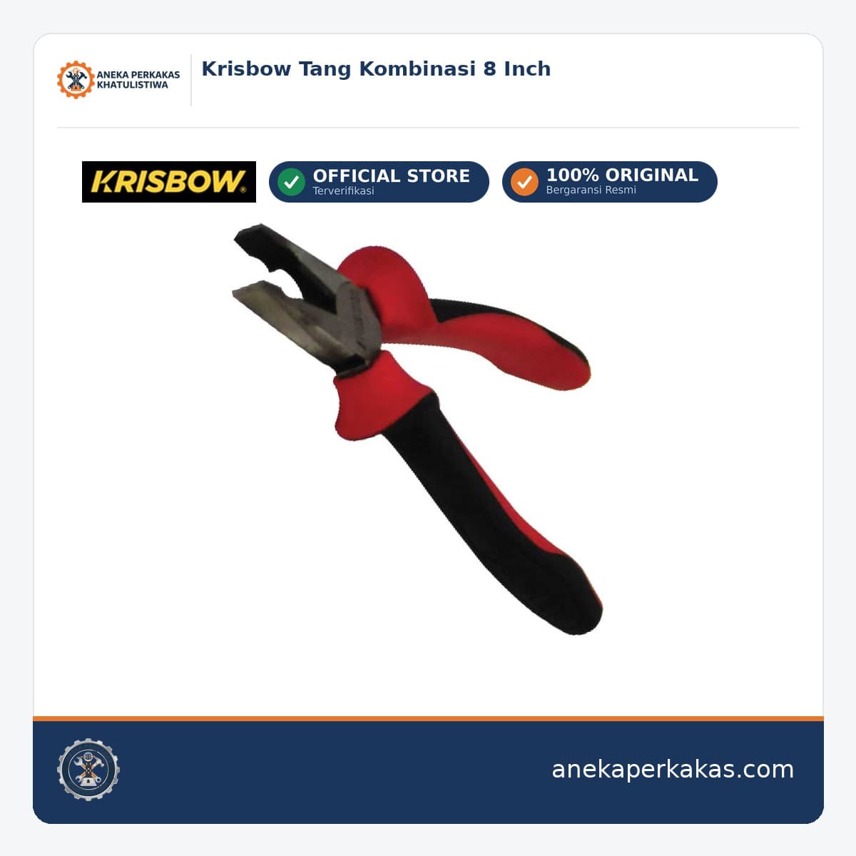 Krisbow Tang Kombinasi 8 Inch