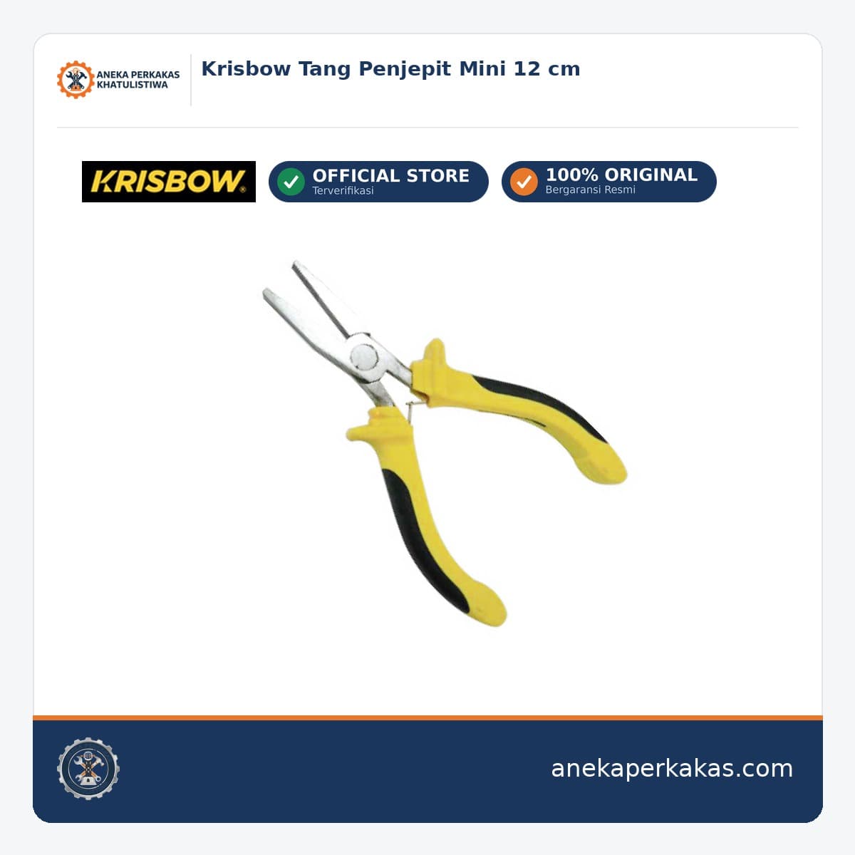 Krisbow Tang Penjepit Mini 12 cm