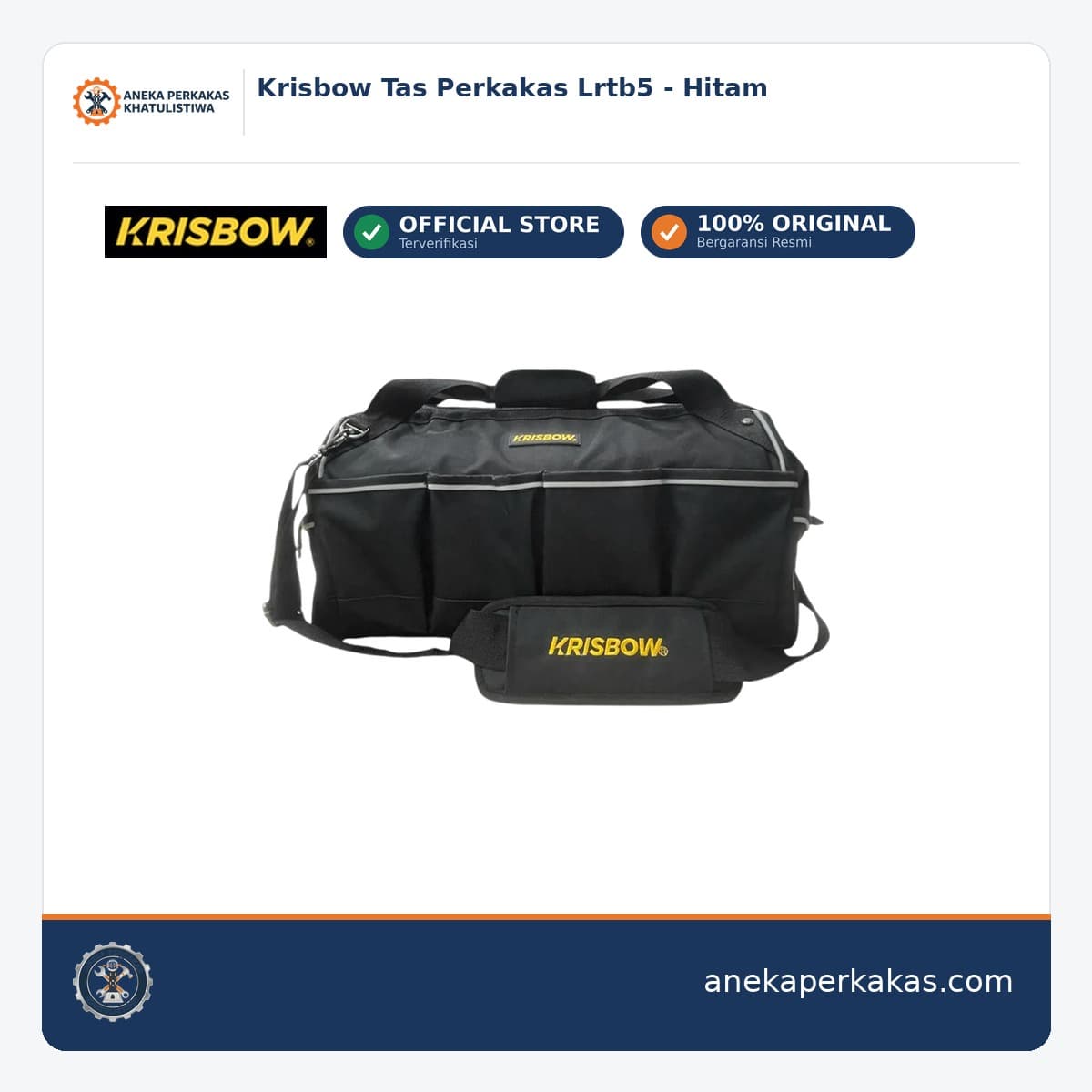 Krisbow Tas Perkakas Lrtb5 - Hitam