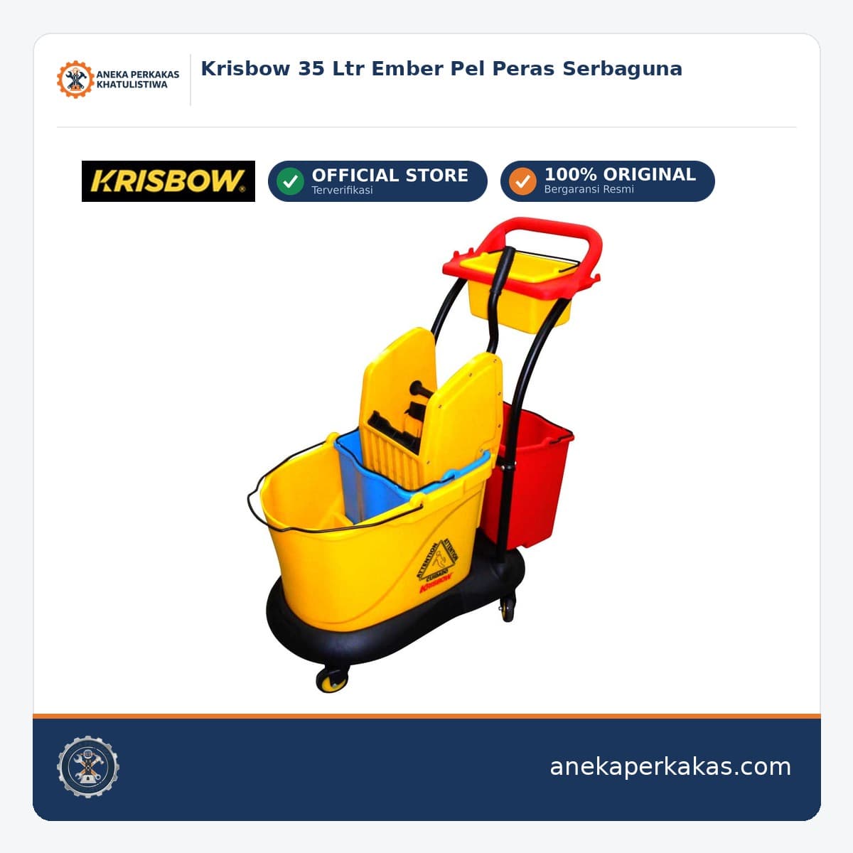 Krisbow 35 Ltr Ember Pel Peras Serbaguna