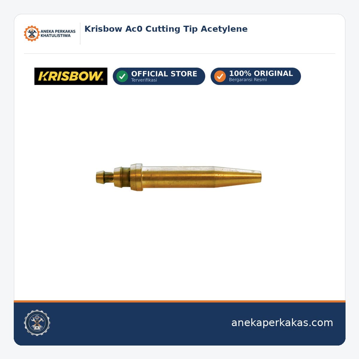 Krisbow Ac0 Cutting Tip Acetylene