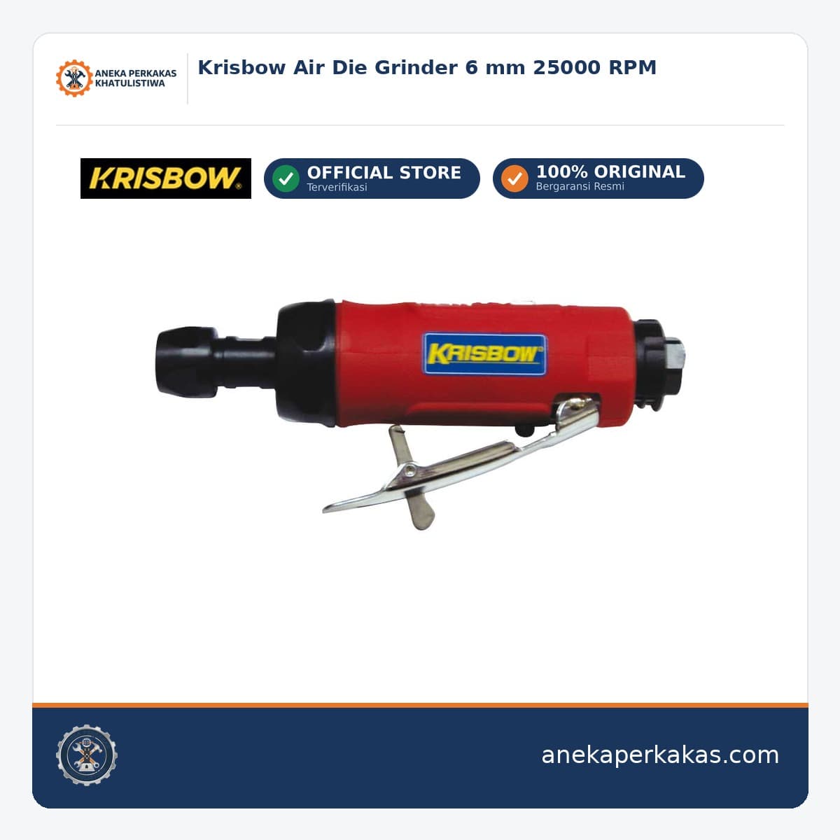 Krisbow Air Die Grinder 6 mm 25000 RPM