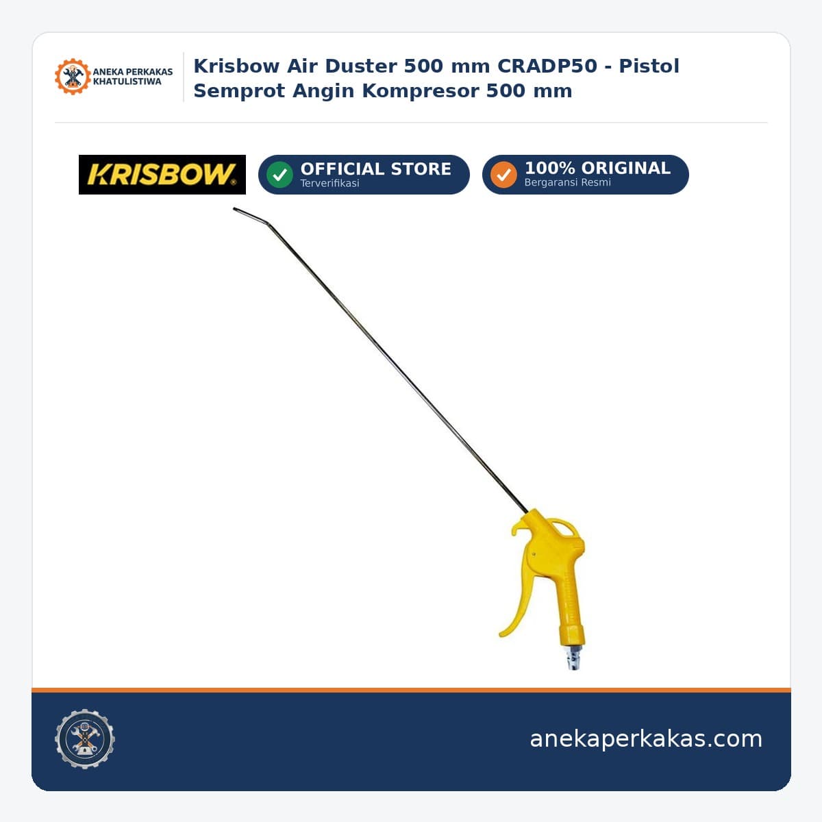 Krisbow Air Duster 500 mm CRADP50 - Pistol Semprot Angin Kompresor 500 mm