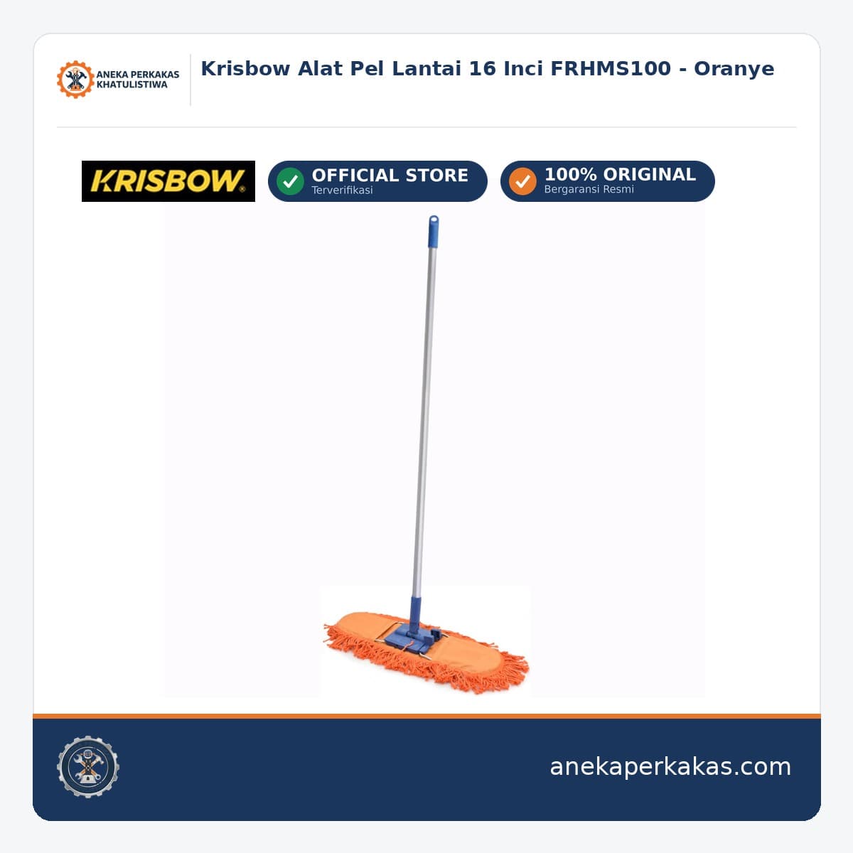 Krisbow Alat Pel Lantai 16 Inci FRHMS100 - Oranye