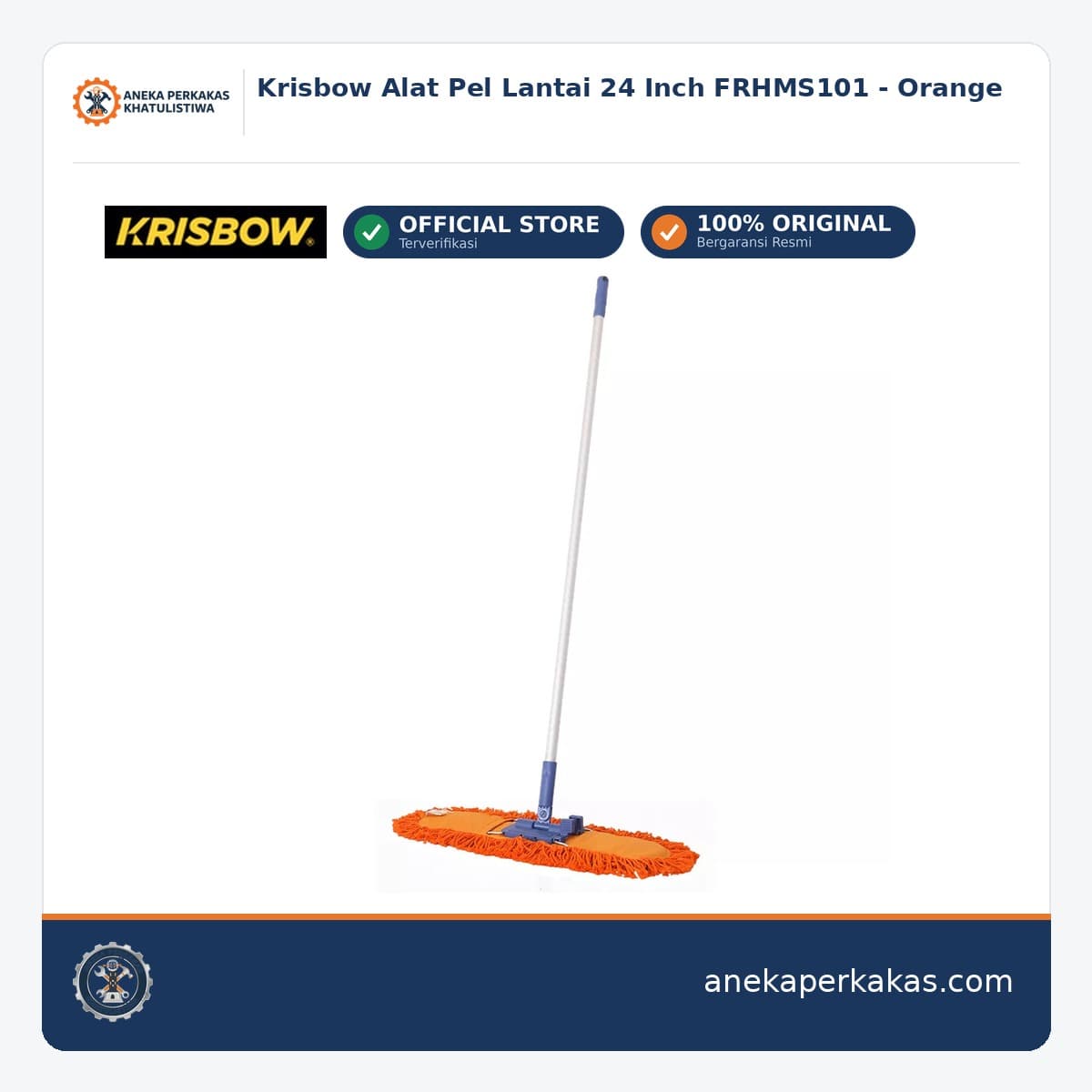 Krisbow Alat Pel Lantai 24 Inch FRHMS101 - Orange