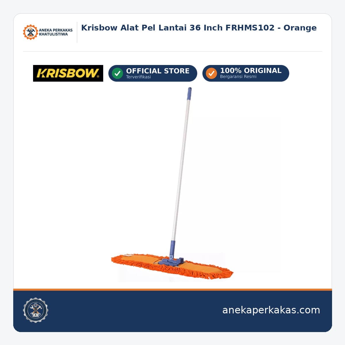 Krisbow Alat Pel Lantai 36 Inch FRHMS102 - Orange