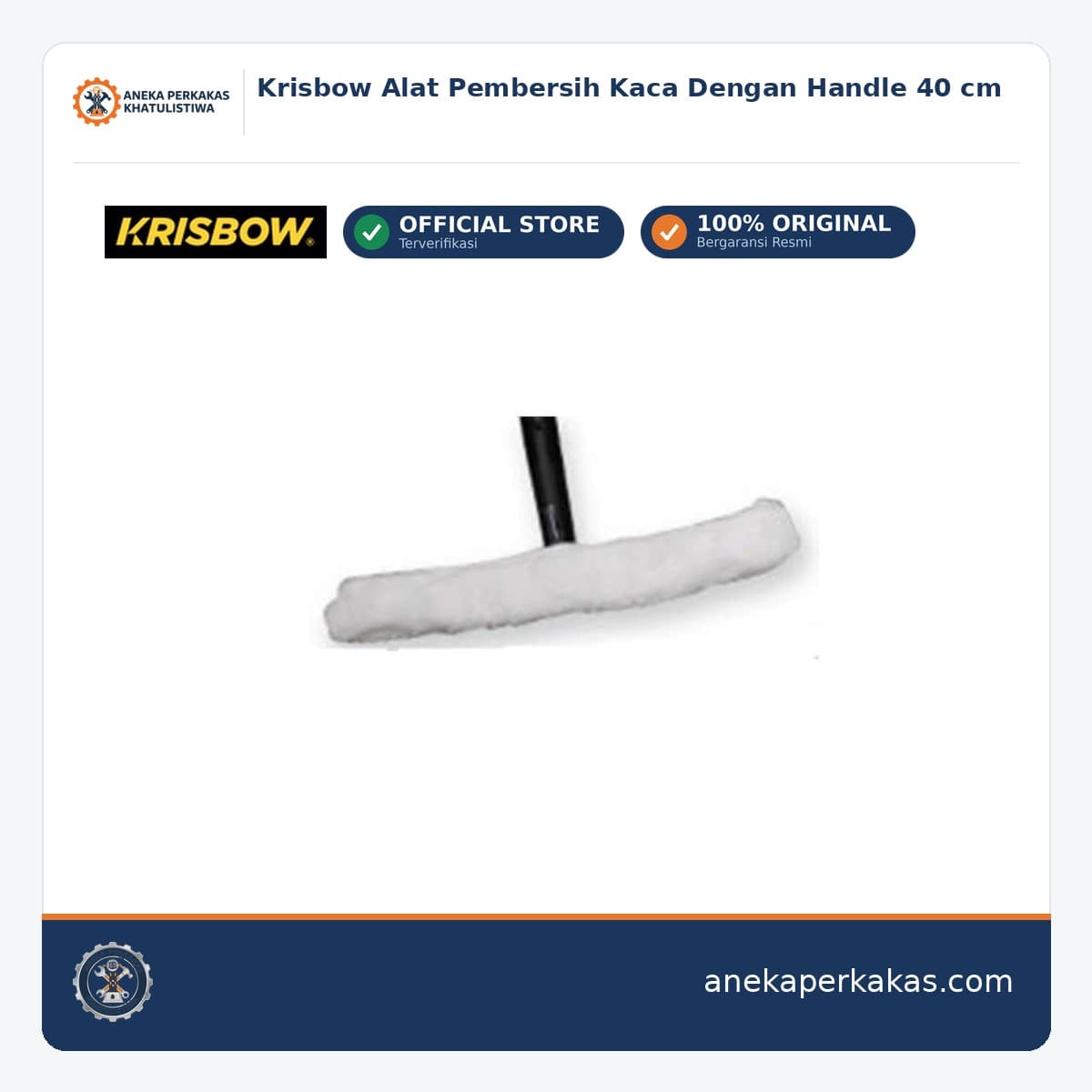 Krisbow Alat Pembersih Kaca Dengan Handle 40 cm