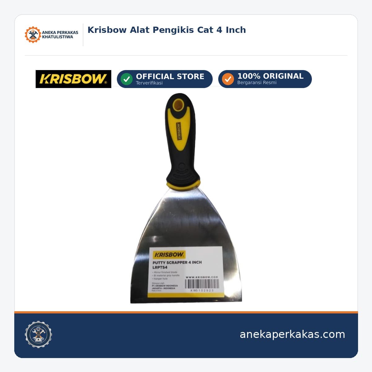 Krisbow Alat Pengikis Cat 4 Inch