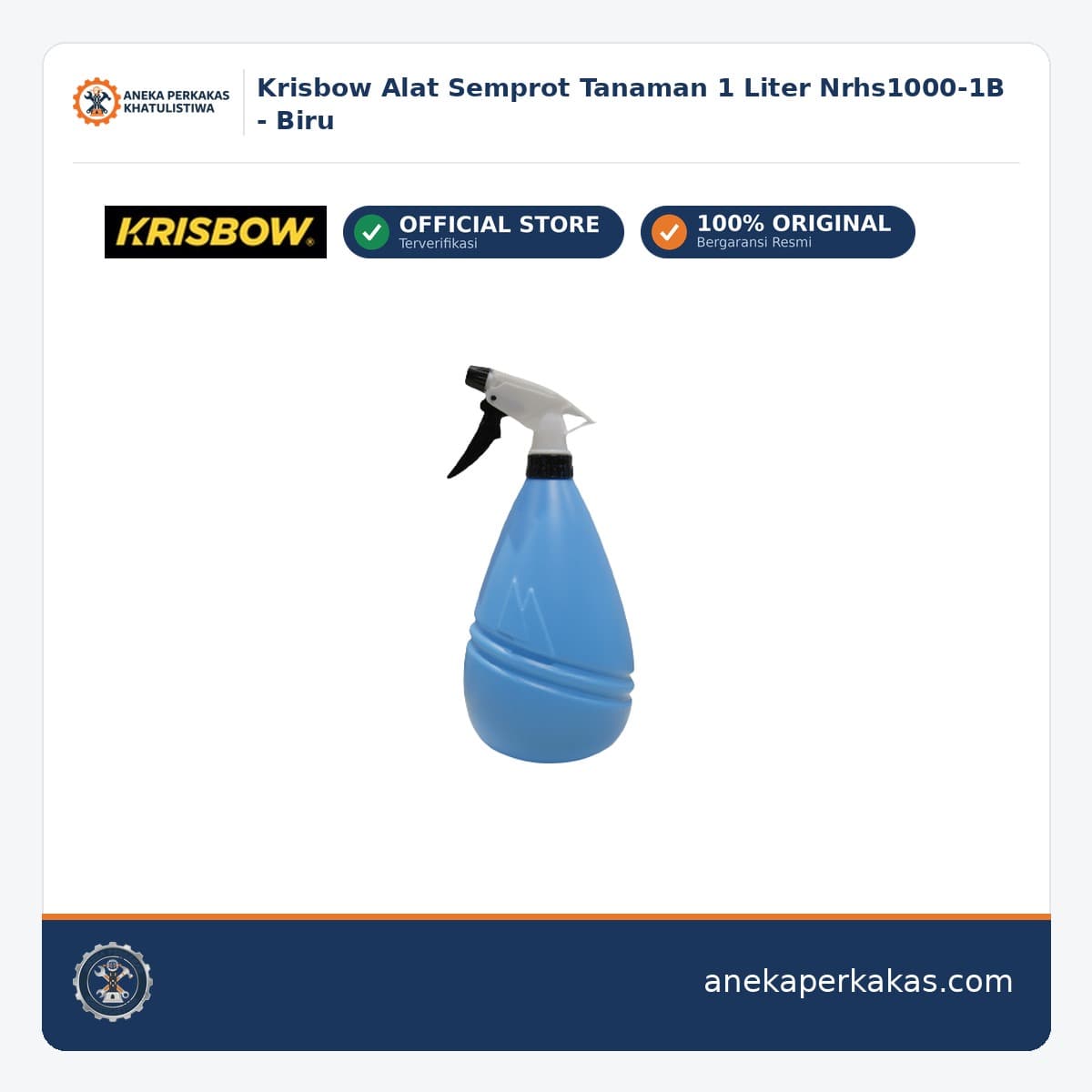 Krisbow Alat Semprot Tanaman 1 Liter Nrhs1000-1B - Biru