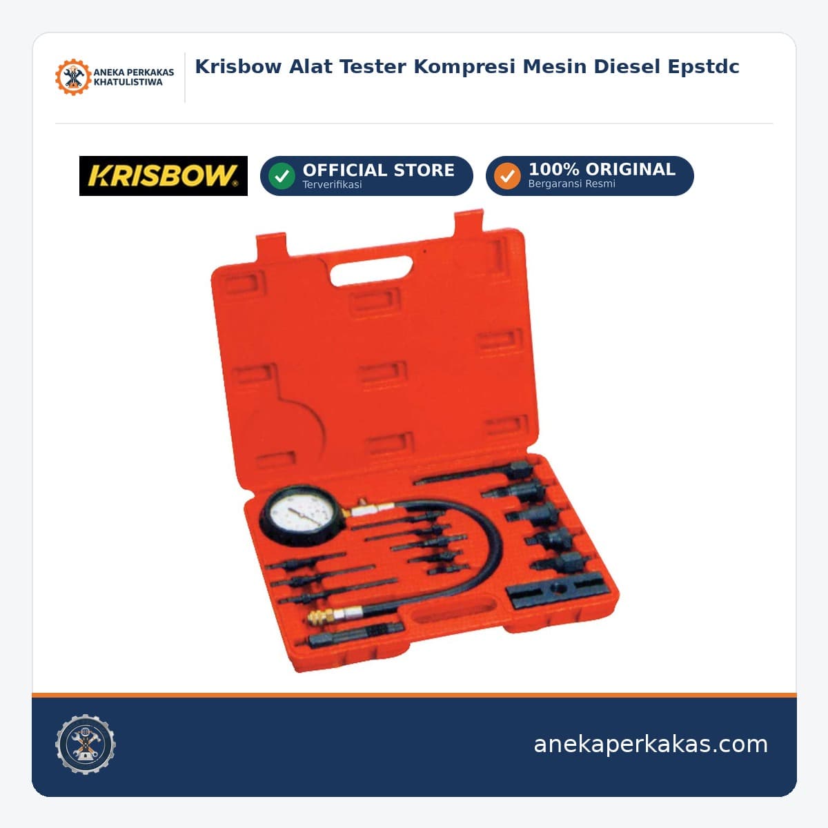 Krisbow Alat Tester Kompresi Mesin Diesel Epstdc
