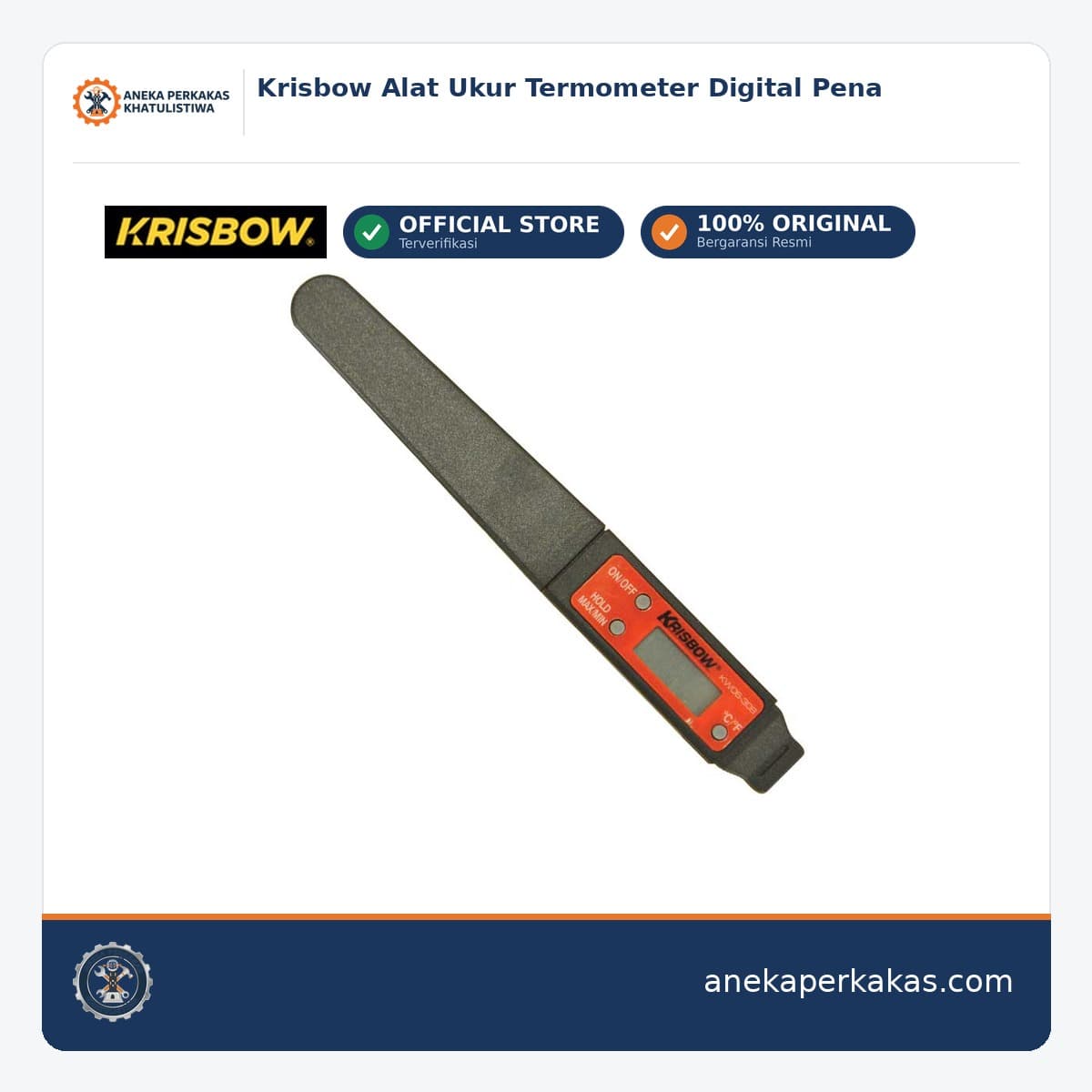 Krisbow Alat Ukur Termometer Digital Pena