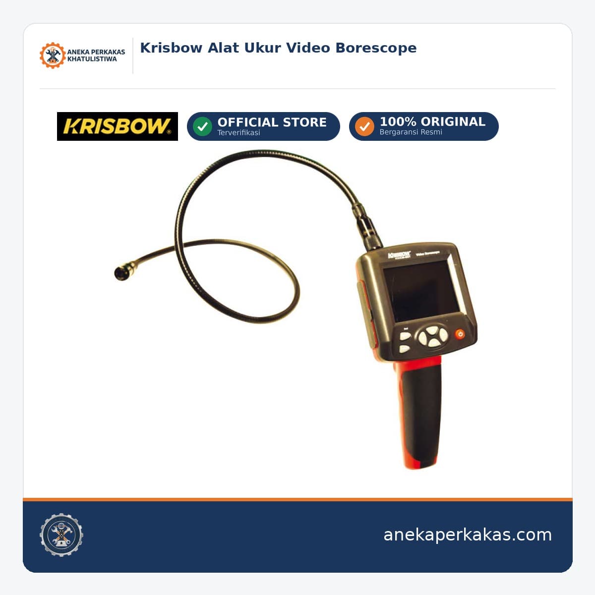 Krisbow Alat Ukur Video Borescope