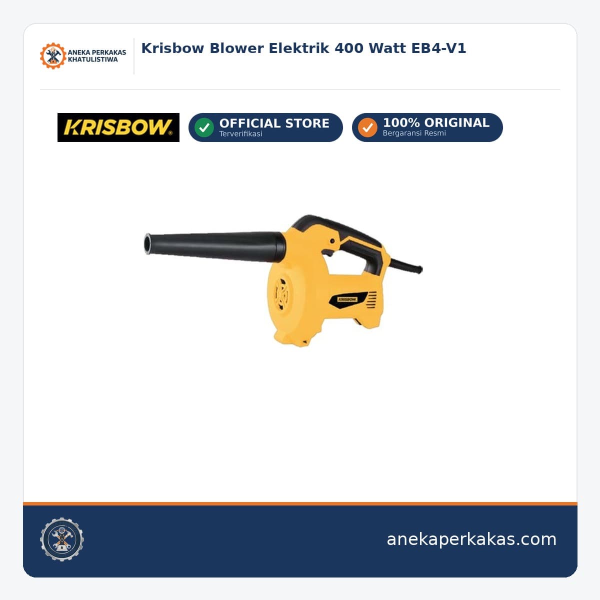 Krisbow Blower Elektrik 400 Watt EB4-V1