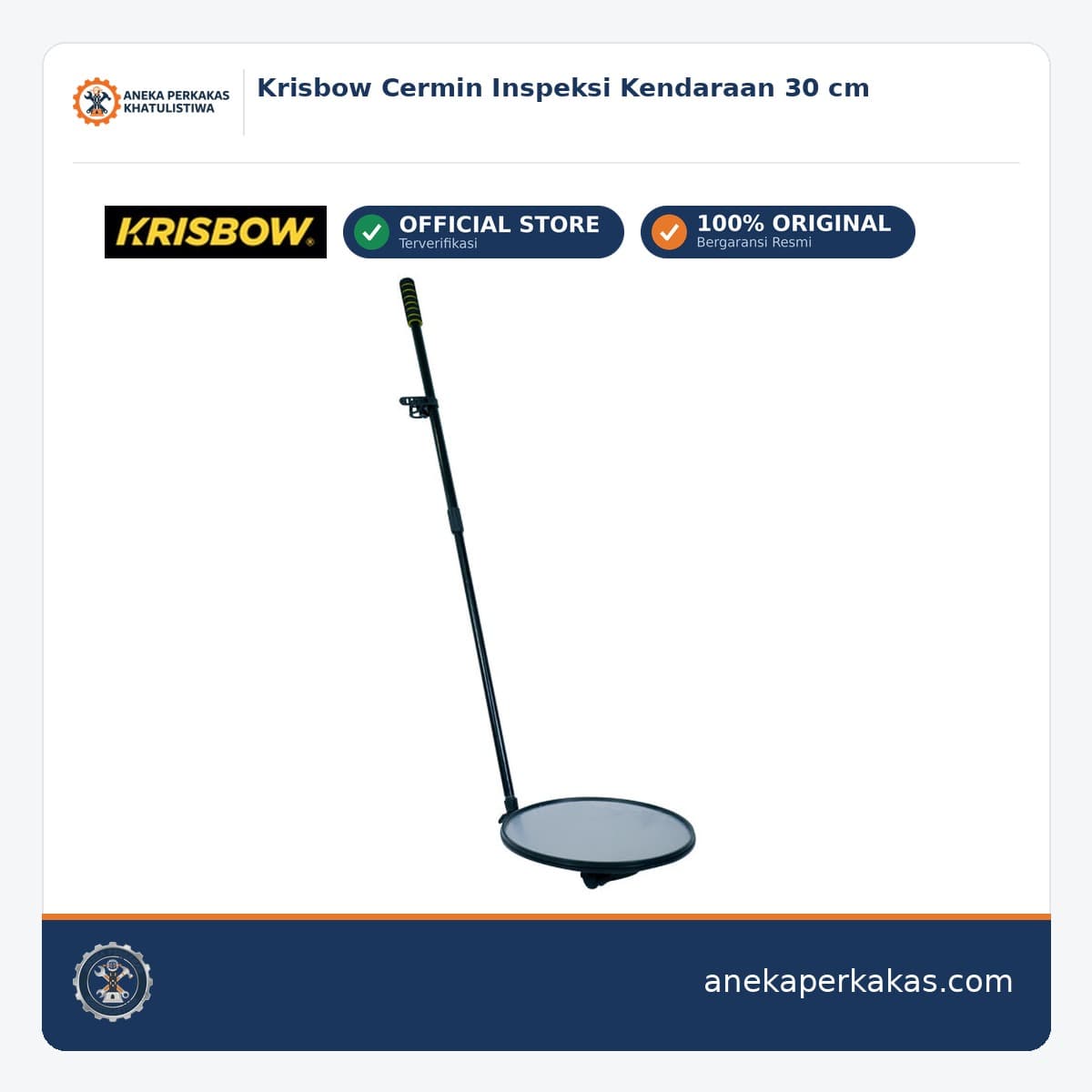 Krisbow Cermin Inspeksi Kendaraan 30 cm