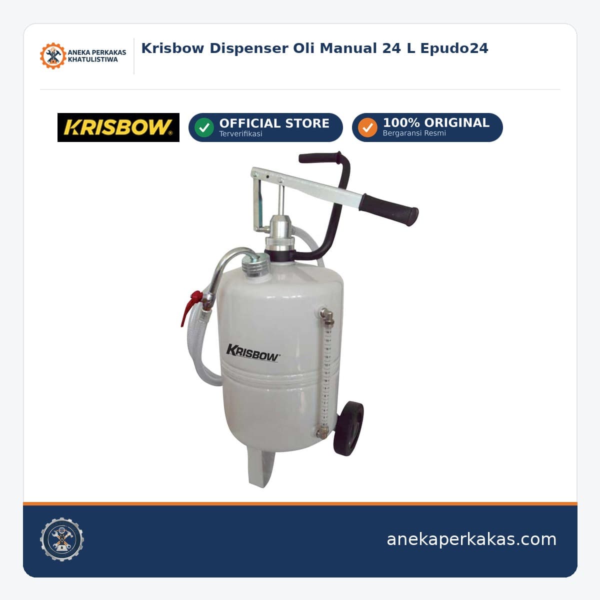 Krisbow Dispenser Oli Manual 24 L Epudo24