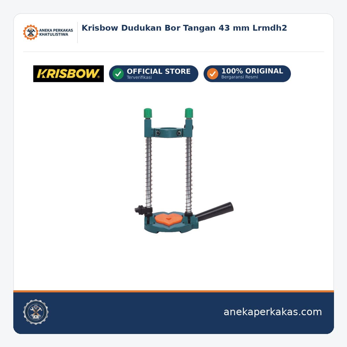 Krisbow Dudukan Bor Tangan 43 mm Lrmdh2