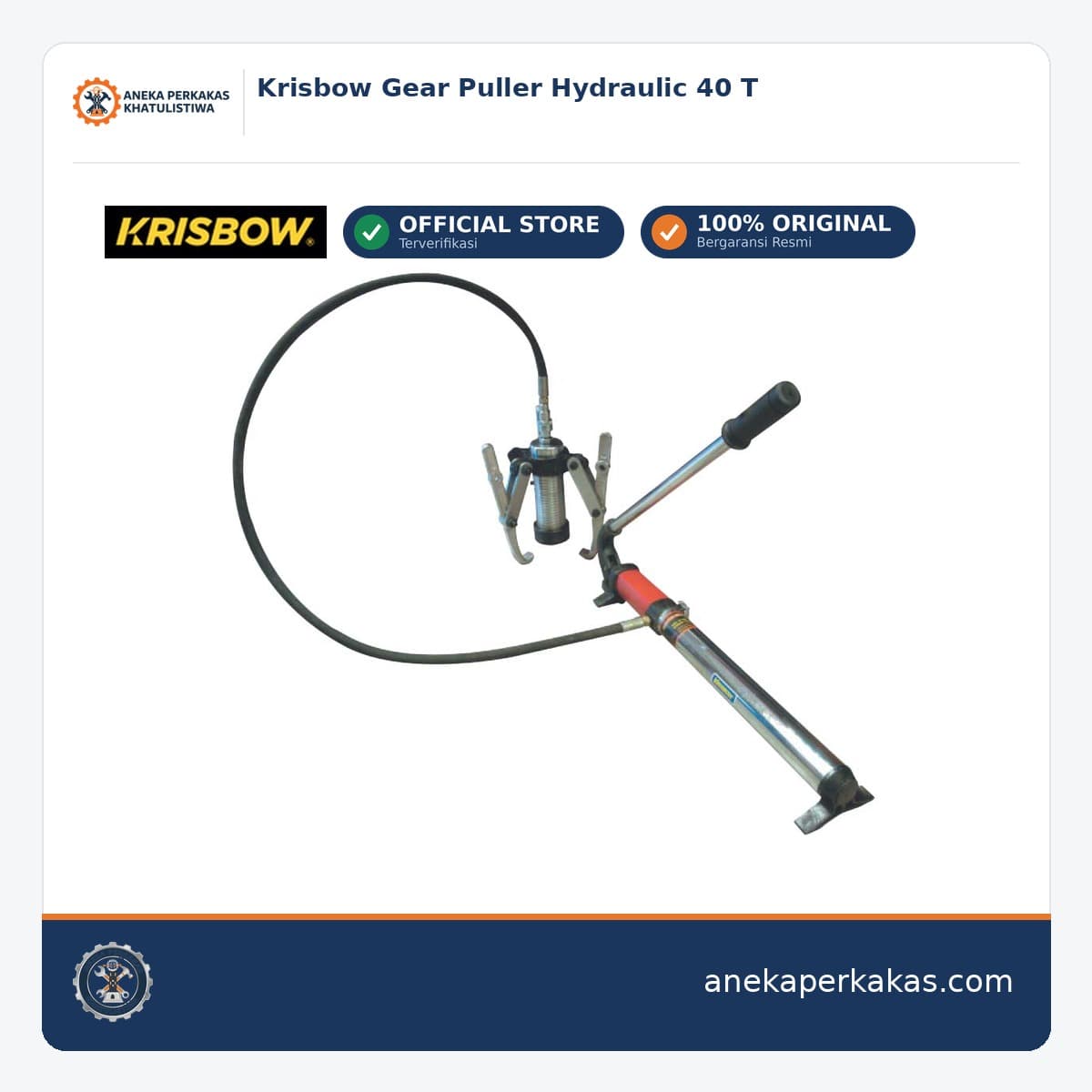 Krisbow Gear Puller Hydraulic 40 T