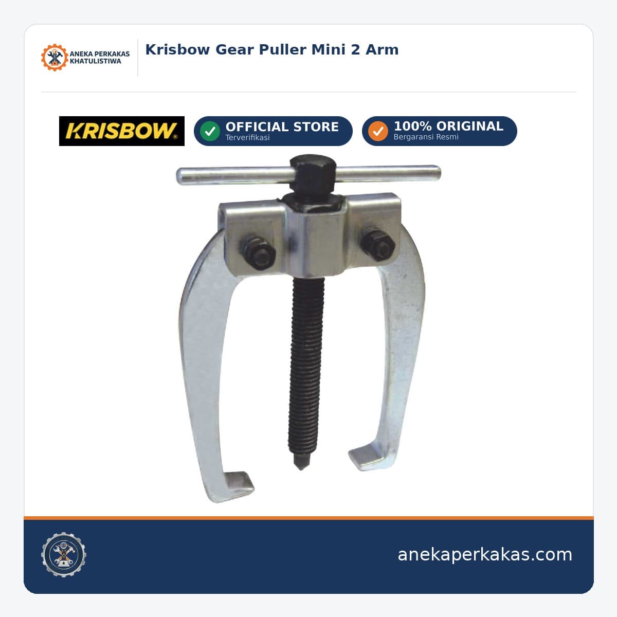 Krisbow Gear Puller Mini 2 Arm