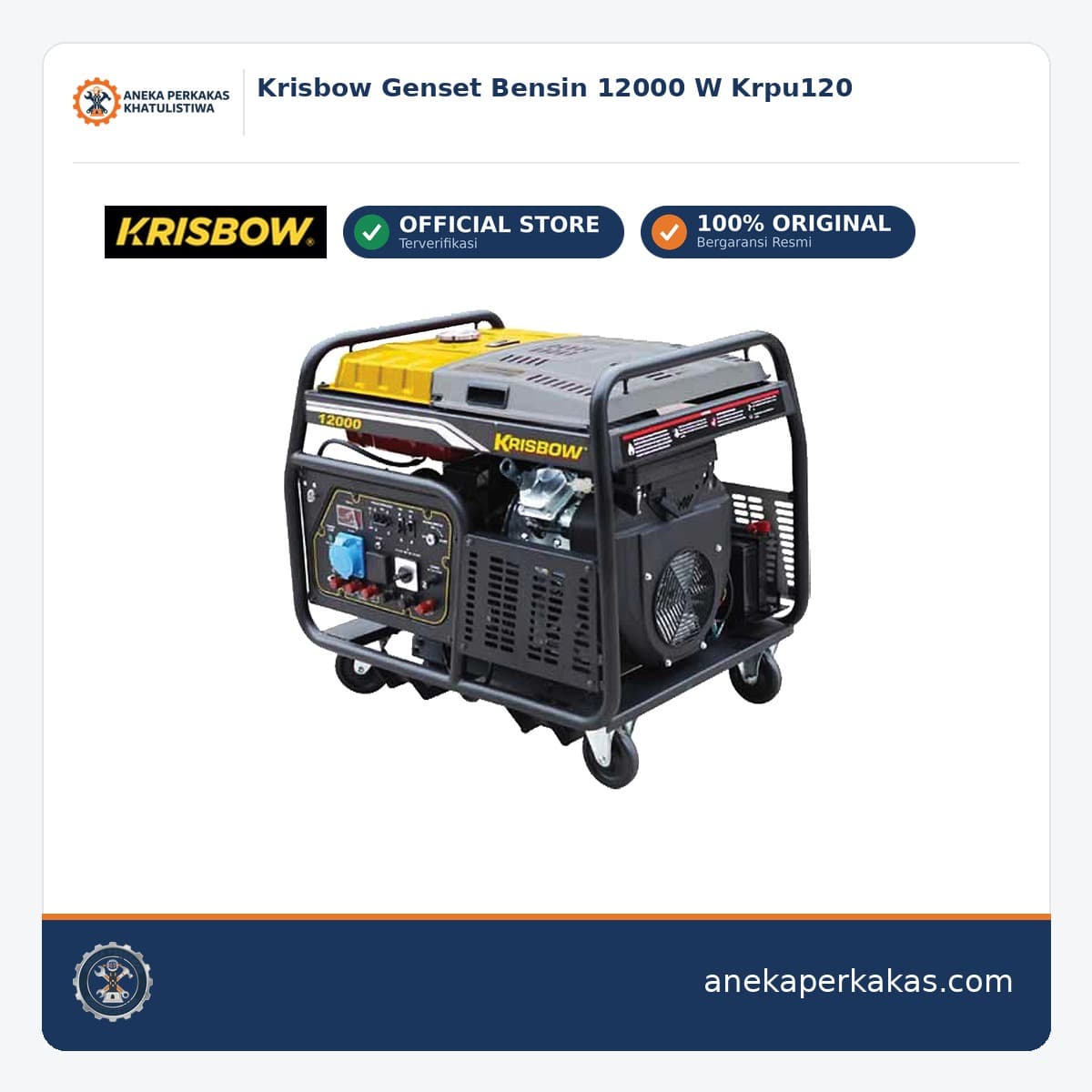 Krisbow Genset Bensin 12000 W Krpu120