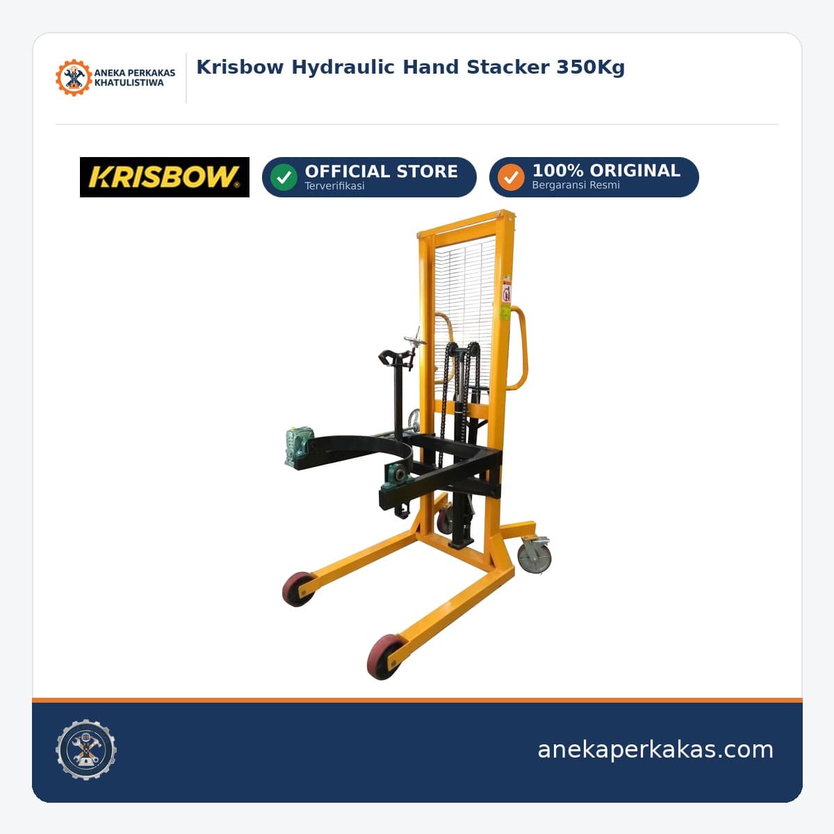 Krisbow Hydraulic Hand Stacker 350Kg