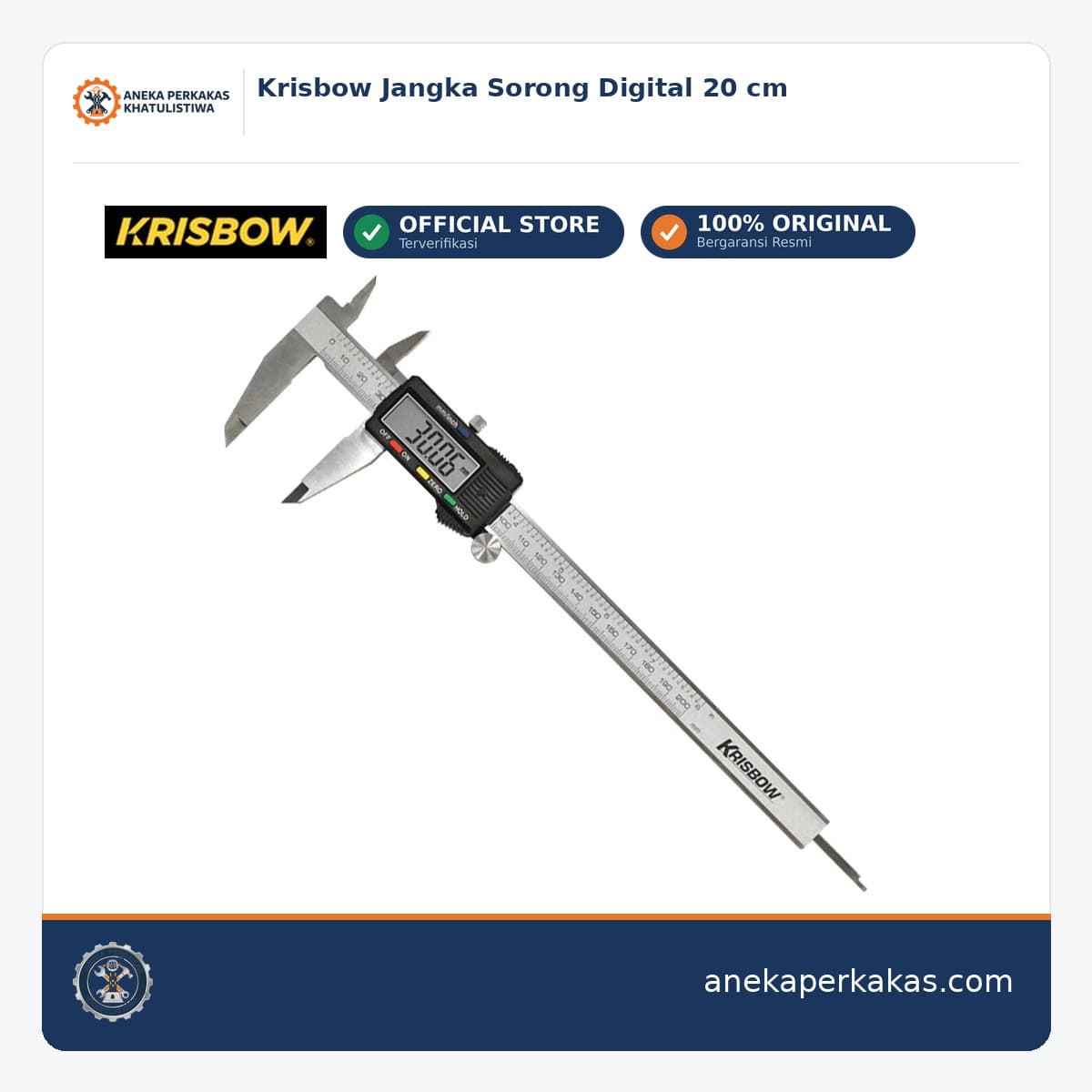 Krisbow Jangka Sorong Digital 20 cm