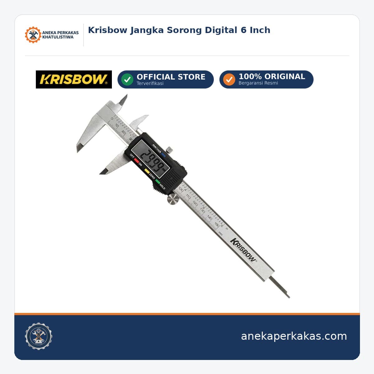 Krisbow Jangka Sorong Digital 6 Inch