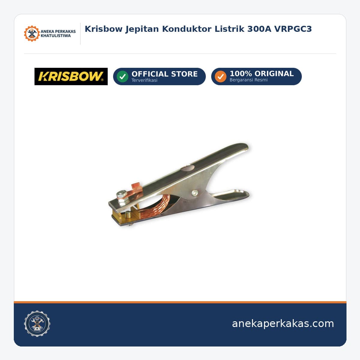 Krisbow Jepitan Konduktor Listrik 300A VRPGC3