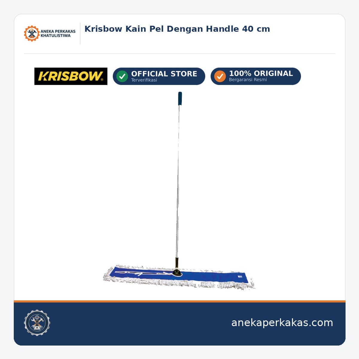 Krisbow Kain Pel Dengan Handle 40 cm