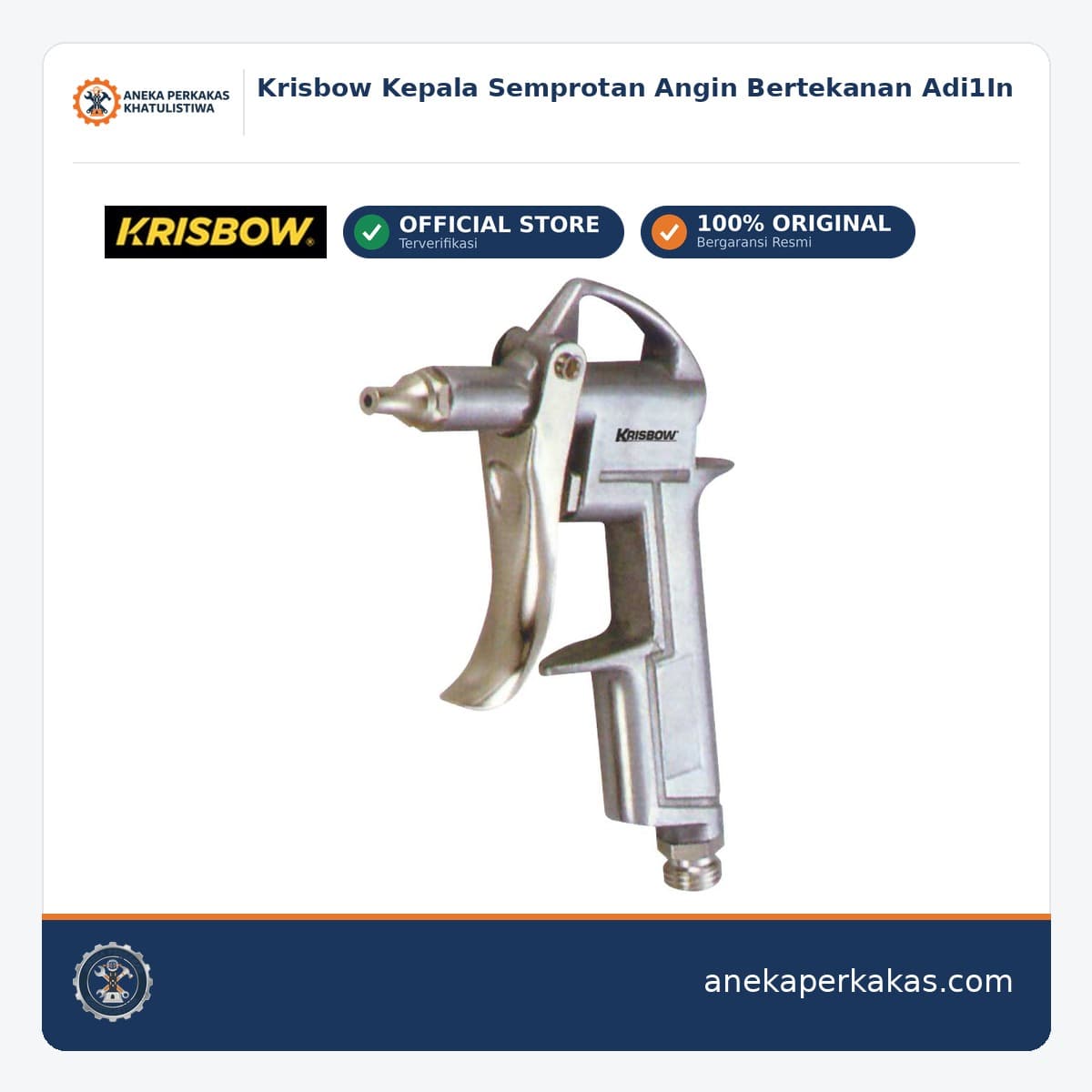Krisbow Kepala Semprotan Angin Bertekanan Adi1In