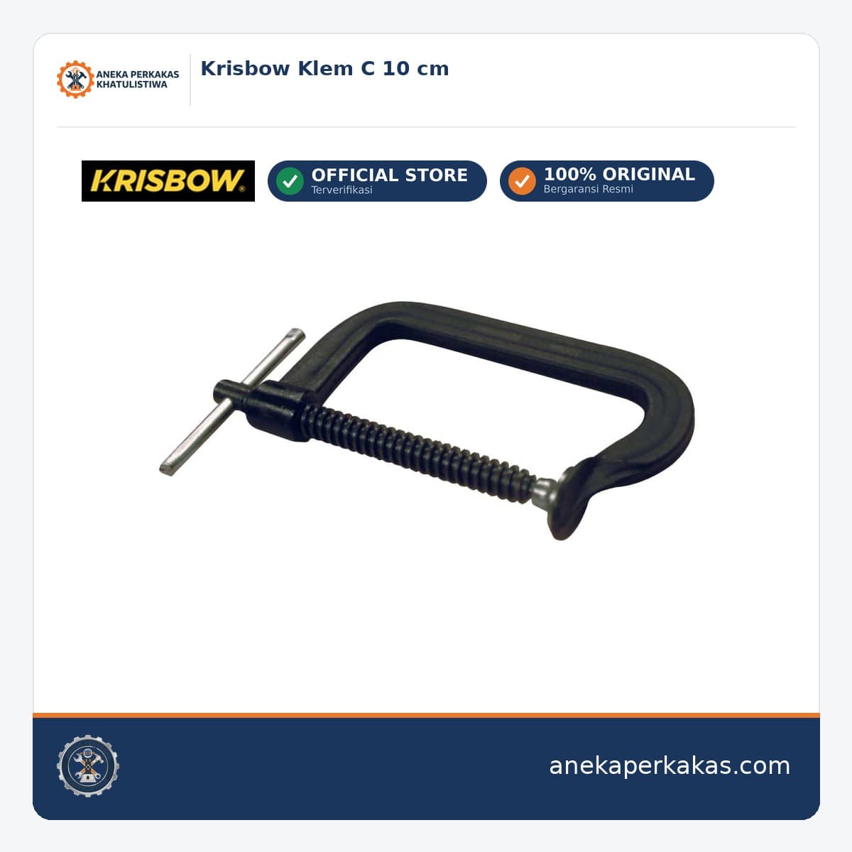 Krisbow Klem C 10 cm