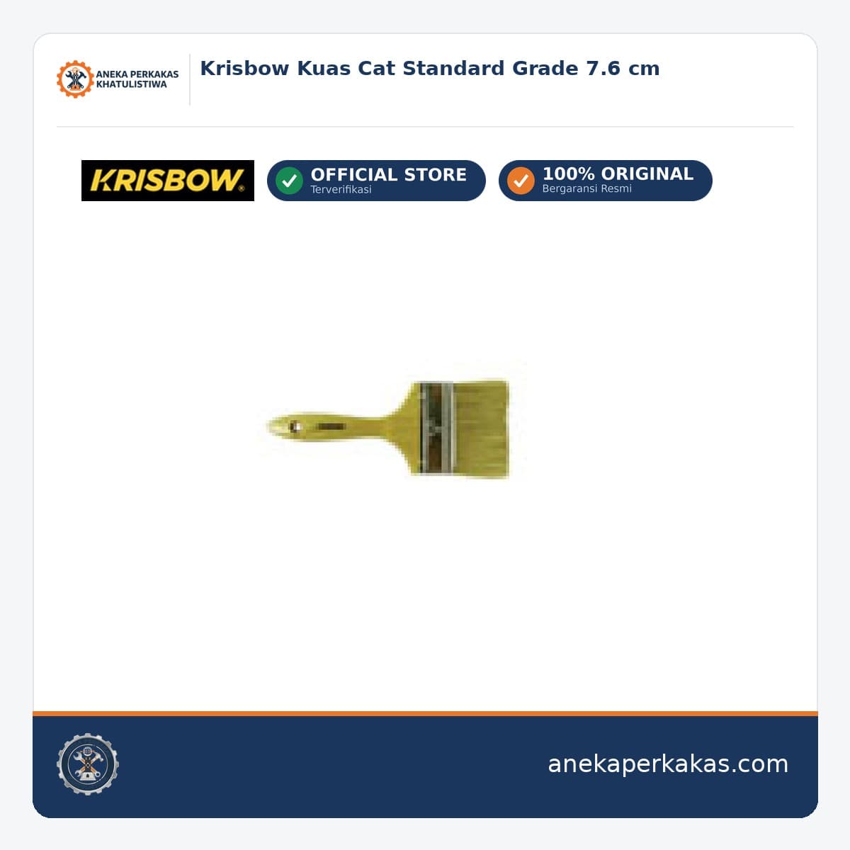Krisbow Kuas Cat Standard Grade 7.6 cm
