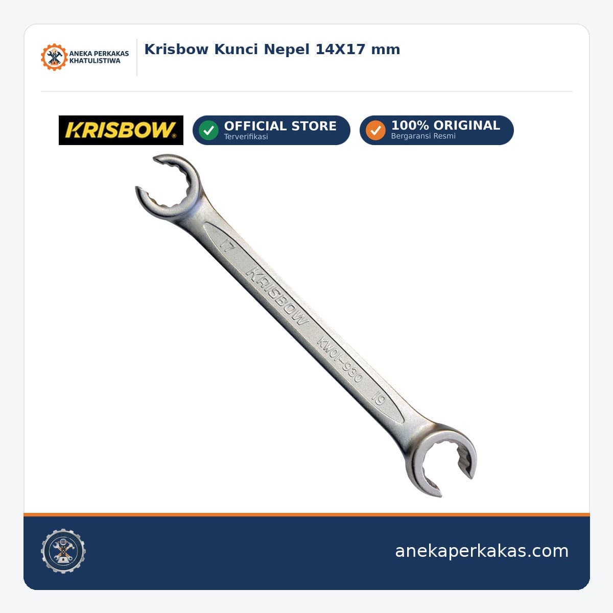 Krisbow Kunci Nepel 14X17 mm