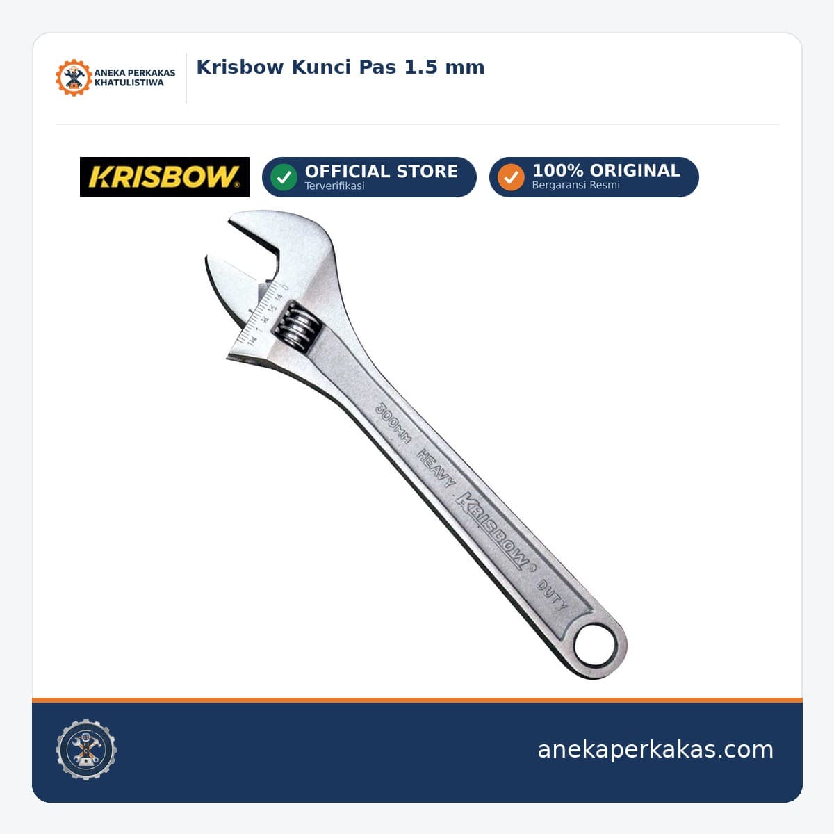Krisbow Kunci Pas 1.5 mm